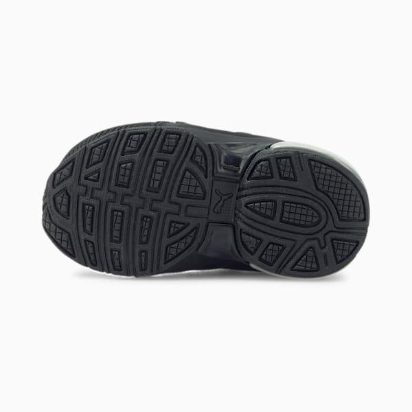 Tenis para infantes Axelion Mesh, Puma Black-Puma Silver, extralarge